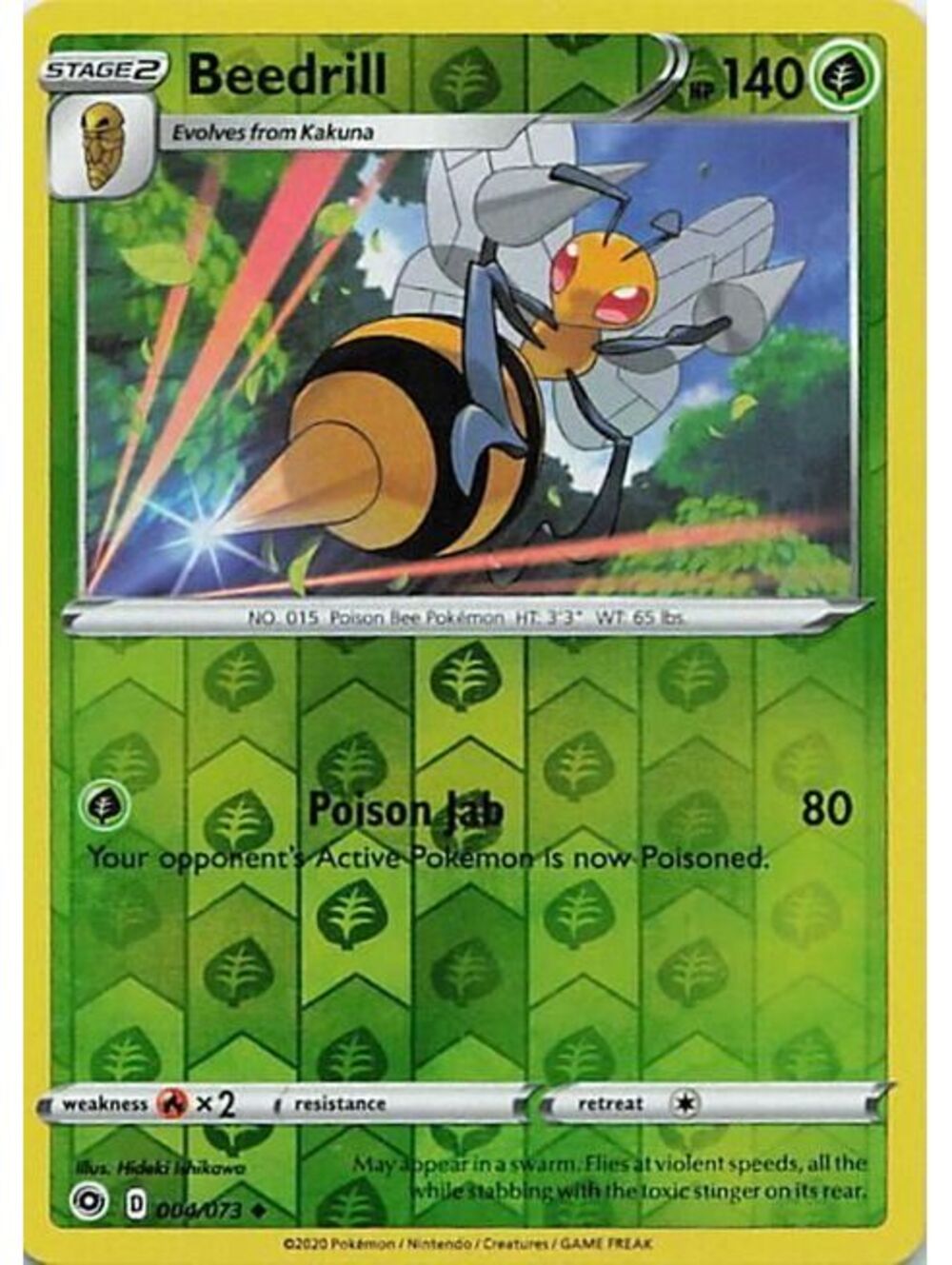 Pokemon TCG 2020 Beedrill NM CHP